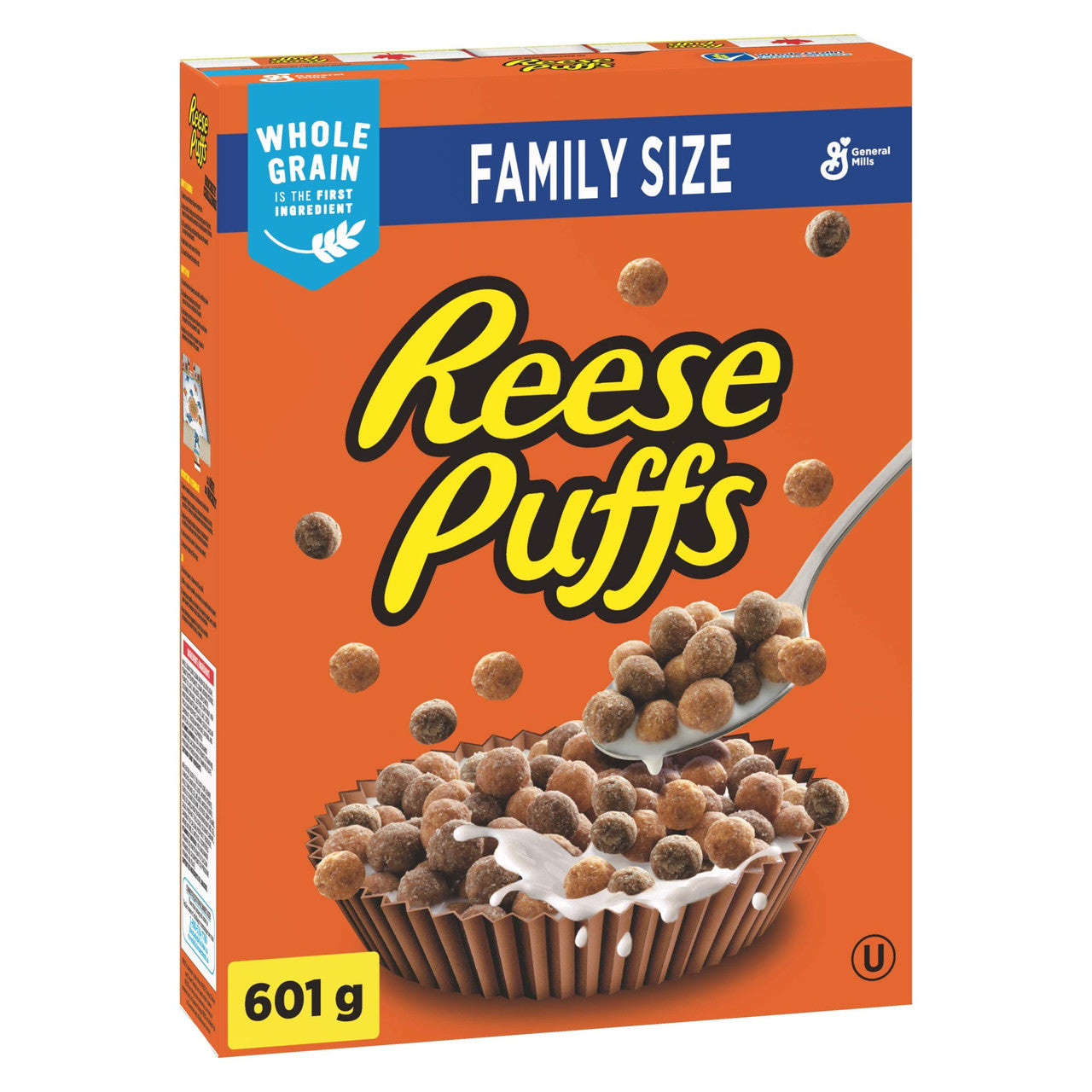 Reese Puffs Chocolate, Peanut Butter Cereal, 601g/21.2oz. (Imported from Canada)