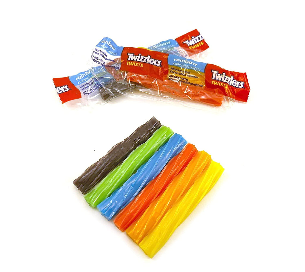 Twizzlers Assorted Gummy Mix, Variety Pack, 1.3kg/2.9 lbs. - Rainbow Twists