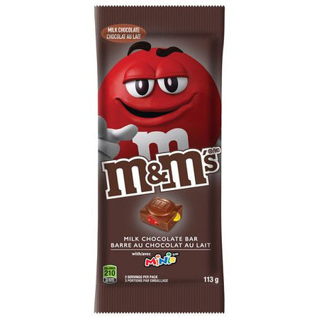 M & M's Milk Chocolate Bar 113g/4 oz. {Imported from Canada}