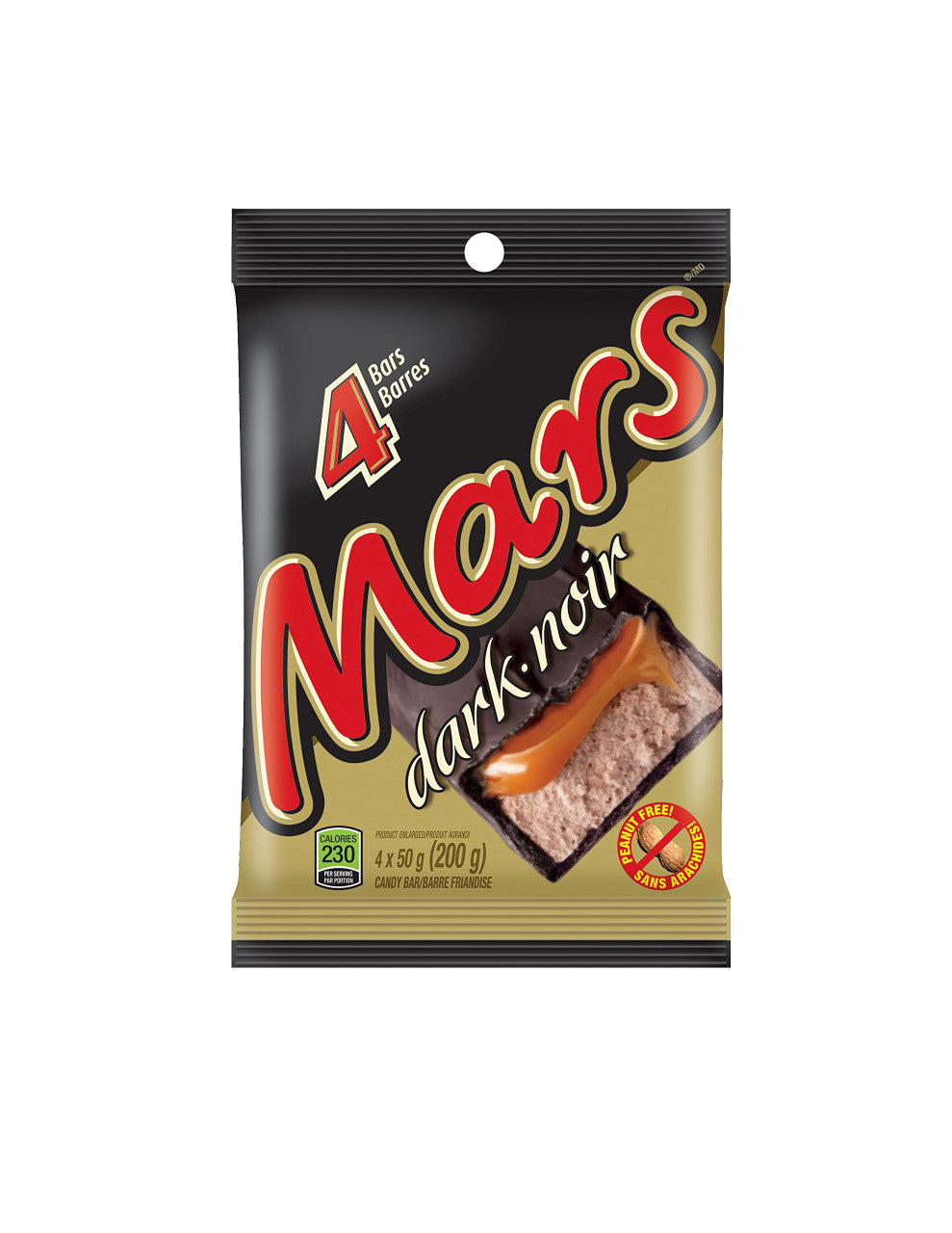 Mars Dark Chocolate 4 pack 200g/7.05oz {Imported from Canada}