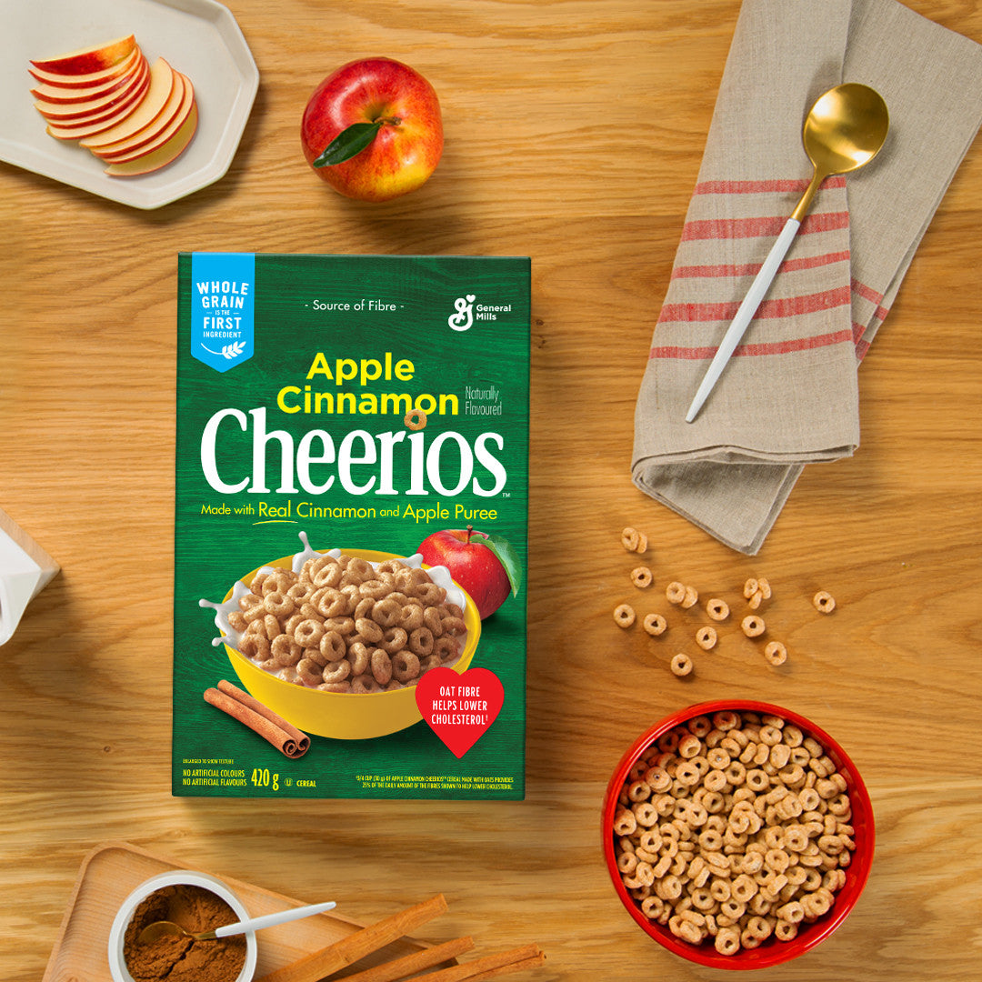 Cheerios Apple Cinnamon Cereal, 420g/14.7 oz