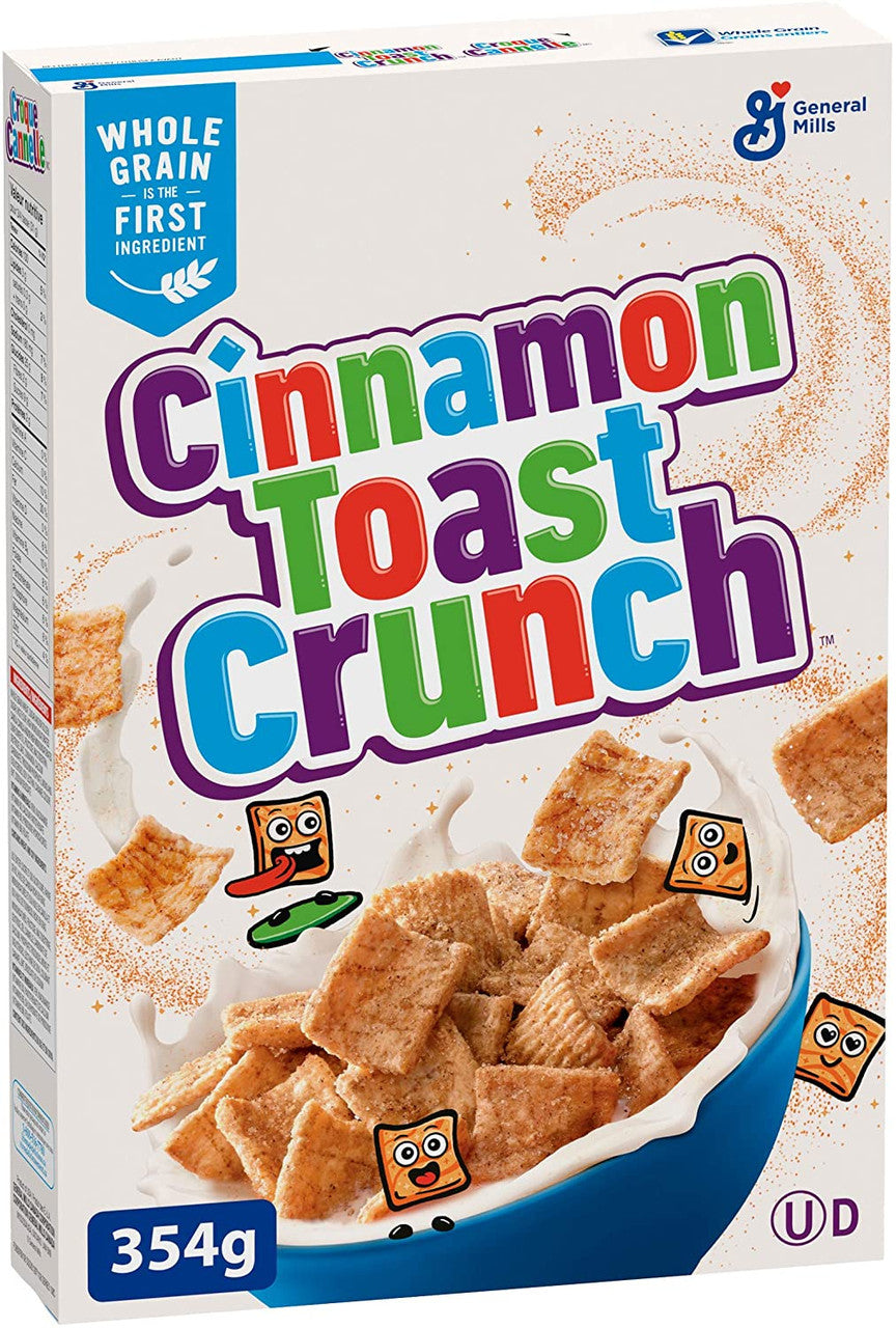 General Mills Cinnamon Toast Crunch Cereal, 354g/12.5oz, {Imported from Canada}