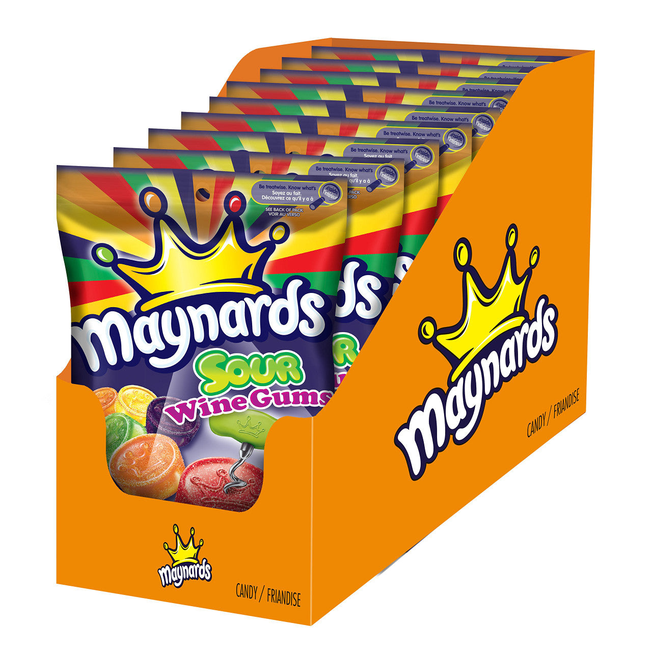 Maynards Sour Wine Gums, 170g, 9 Count - {Imported from Canada}