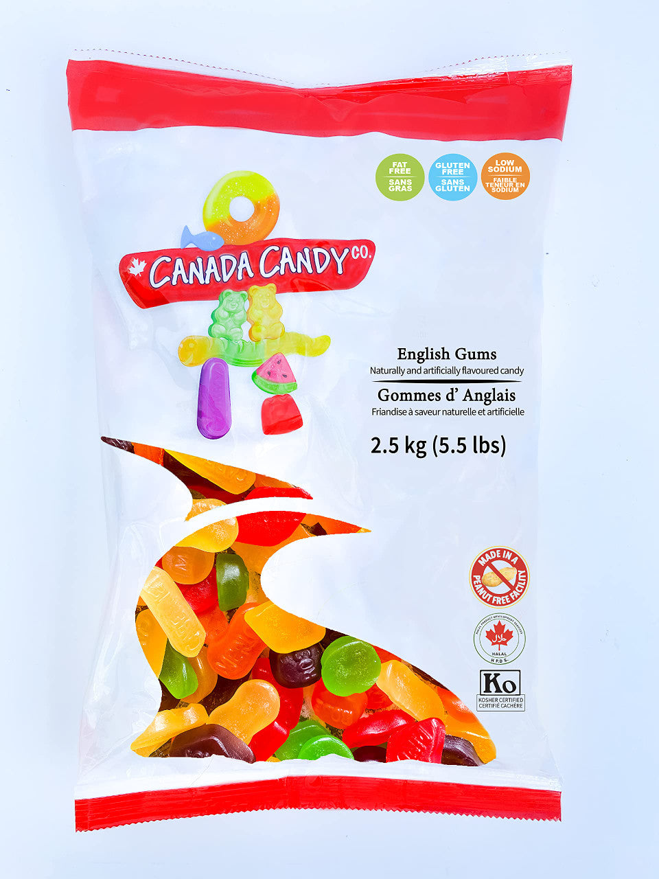 Canada Candy English Gums 2.5 kg (5.5 lbs) {Imported from Canada}