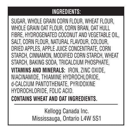 Kellogg's Apple Jack Cereal, Limited Canadian Edition, 345g/12.2 oz., {Imported from Canada}