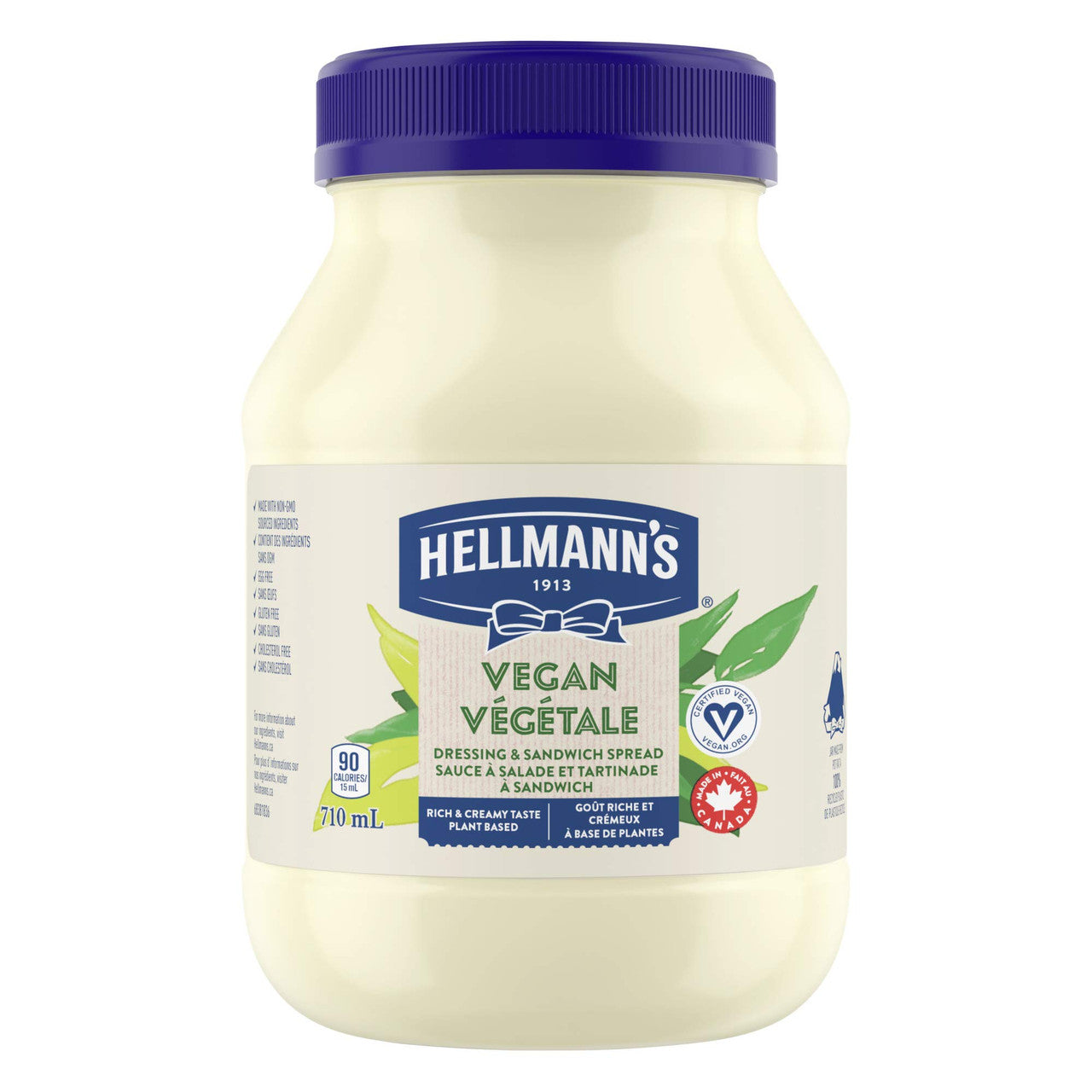 Hellmann's Vegan Dressing & Sandwich Spread, 710ml/24oz., {Imported from Canada}