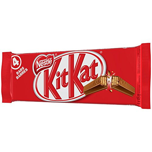 Nestle KIT KAT 4 Finger, 4x45g, Multipack {Imported from Canada}