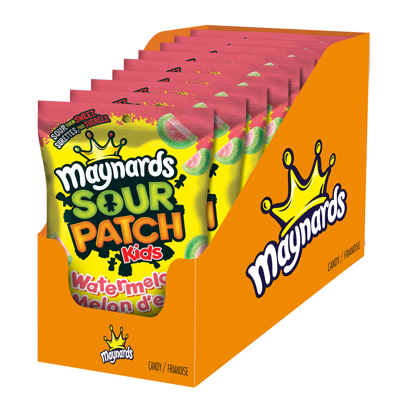 Maynards Sour Patch Kids Watermelon, 180g/6.3oz, 9 Count, {Imported from Canada}