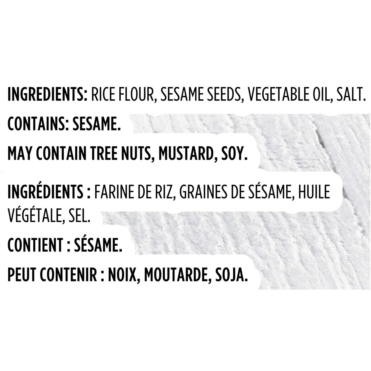 Good Thins Rice Sesame Crackers, 100g/3.5oz, Box, (Imported from Canada)