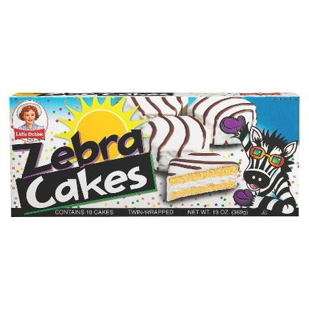 Little Debbie Zebra Cakes - (10ct) 369g/13 oz.,  {Imported from Canada}