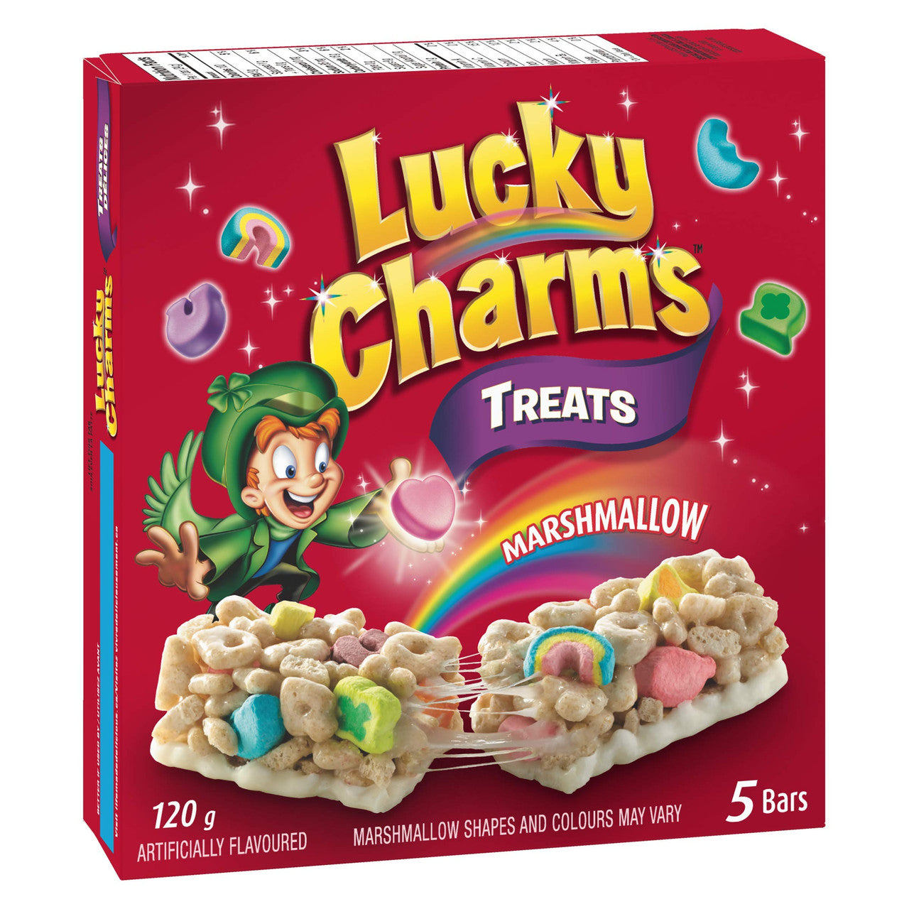 Lucky Charms Treats Bars, 5-Count, 120 Gram {Imported from Canada}