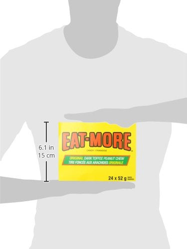 Hershey EAT-MORE Chocolate Bars, 24 Count (52g/1.8 oz) {Imported from Canada}