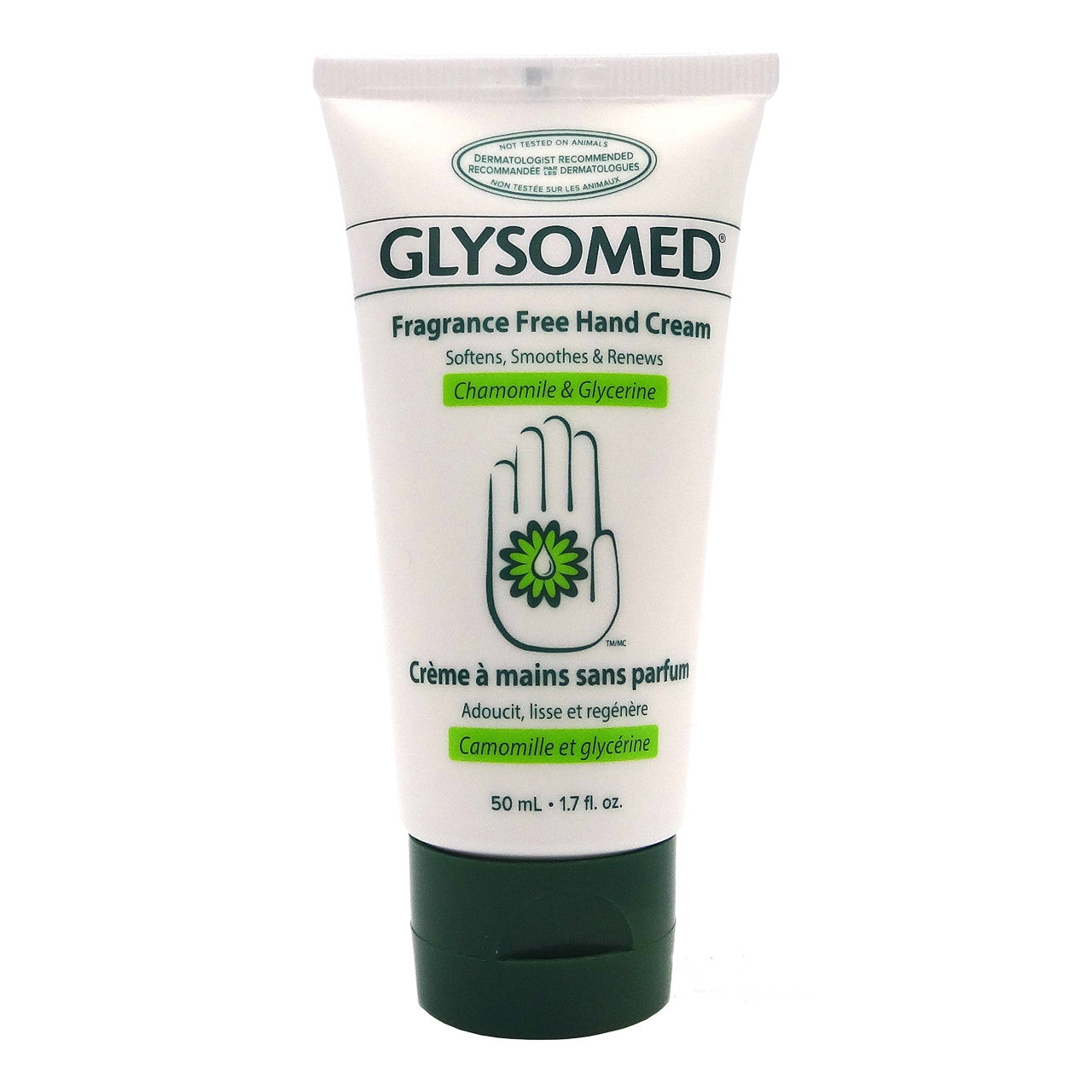 Glysomed Hand Cream, Unscented 1.7 fl oz (50 ml) {Imported from Canada}