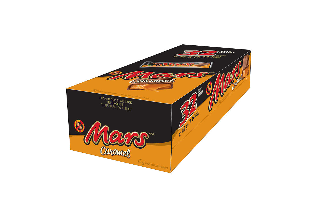 Mars Candy Bars, Caramel, 45g/1.6oz - 32 Pack {Imported from Canada}
