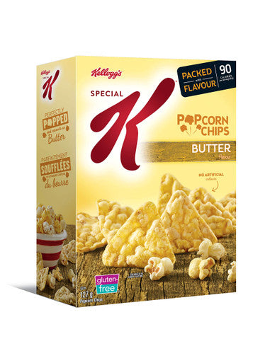 Kellogg's Special K Popcorn Chips, Butter Flavour, 127g/4.5 oz. {Imported from Canada}