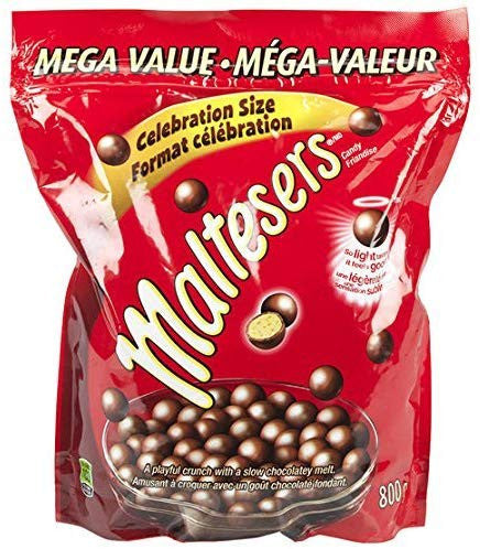 Maltesers Crunchy Chocolate balls - Celebration Size - 800g/1.7lbs. {Imported from Canada}