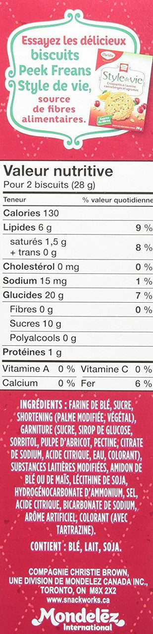 Christie Peek Freans, Fruit Creme Biscuits, 300g/10.6oz {Imported from Canada}