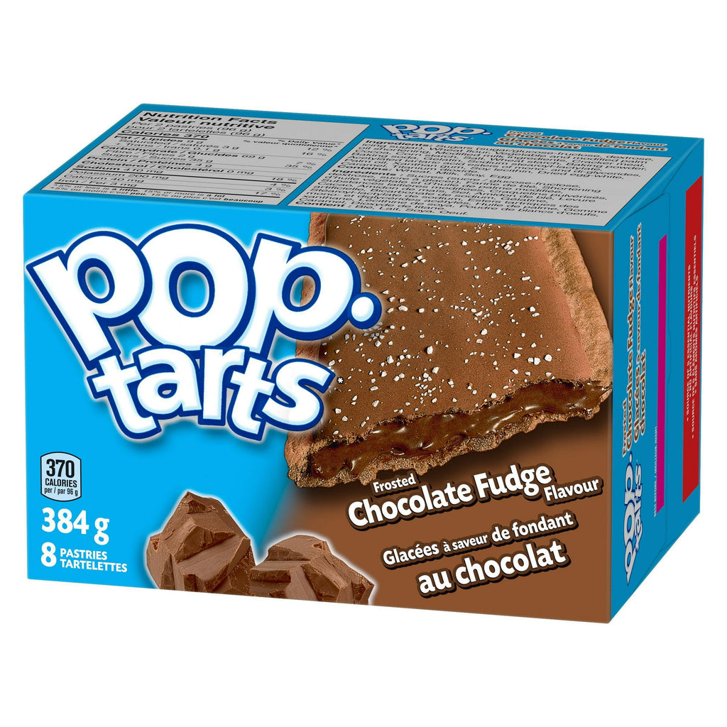 Kellogg's Pop-Tarts, Frosted Chocolate Fudge Flavored, 8 pastries, 384g/13.5 oz.