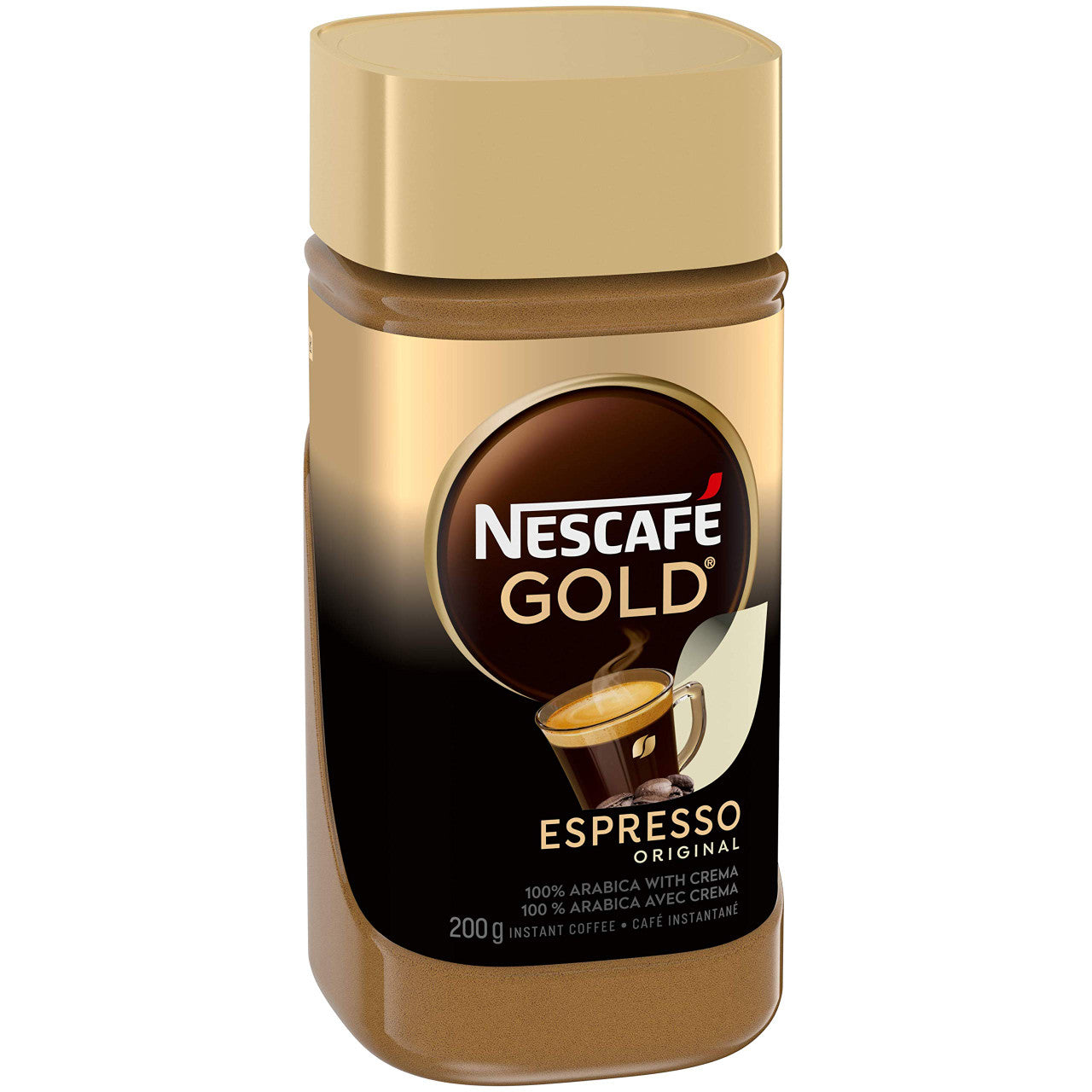 NESCAFE Gold Espresso Instant Coffee, 200g/7.1 oz., {Imported from Canada}