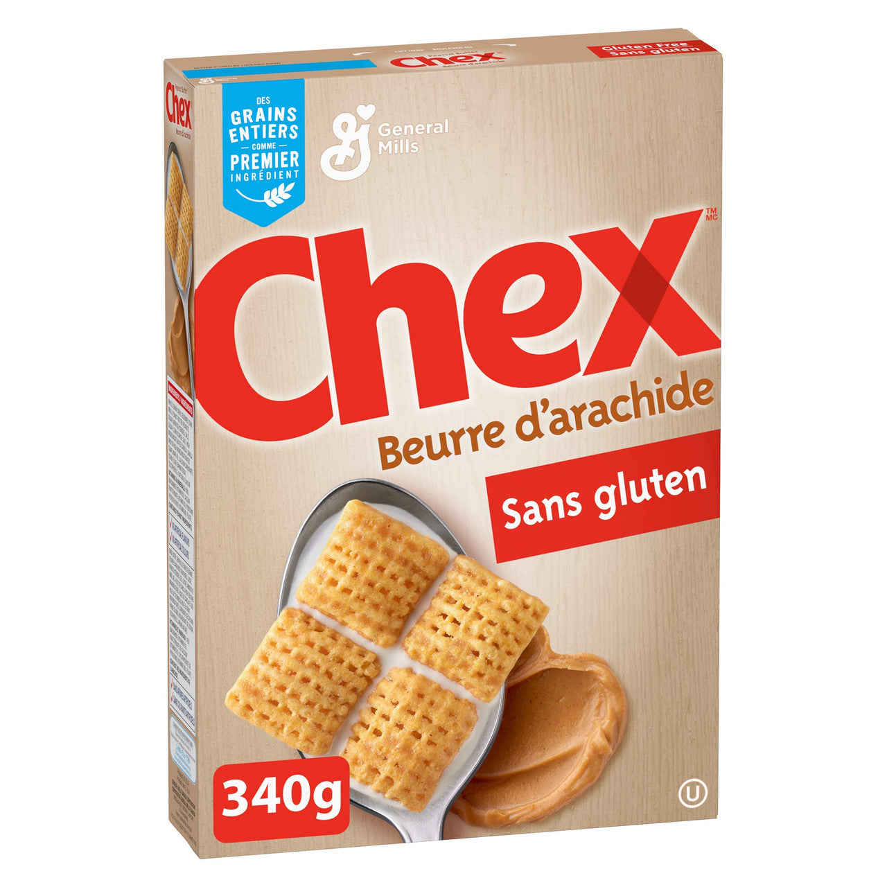 Chex Special Edition Gluten Free Peanut Butter Cereal, 340g/12 oz, {Imported from Canada}