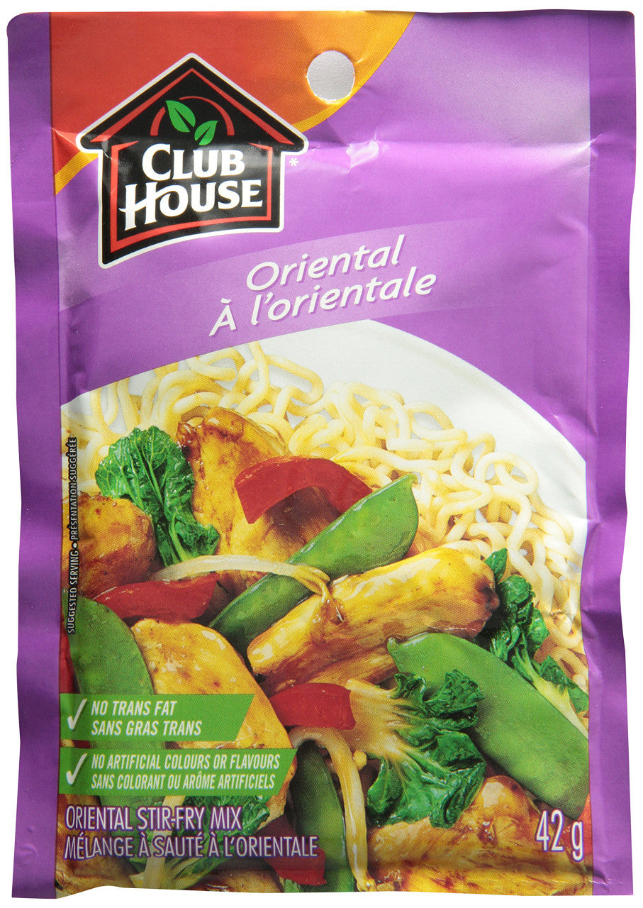 Club House Oriental Stir Fry Mix, 42g/1.5oz., {Imported from Canada}