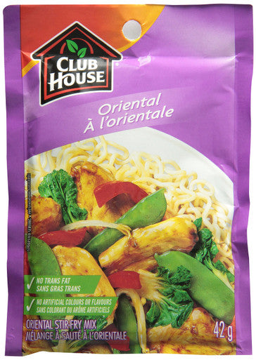 Club House Oriental Stir Fry Mix, 42g/1.5oz., {Imported from Canada}