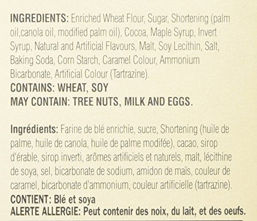 LB Canadian Maple Leaf Chocolate Cream Cookies, 240g/ 8.5oz. {Canadian}