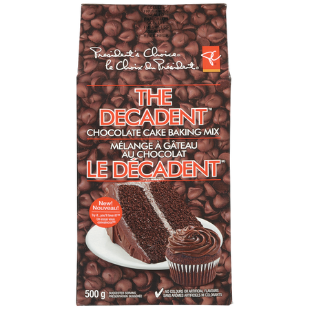 PC The Decadent Chocolate Cake Baking Mix 500g/17.6 oz., {Imported from Canada}