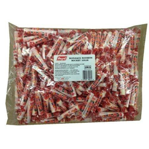 Regal Rockets Candy Rolls, 2 Kg/4.4 lb Bag., {Imported from Canada}