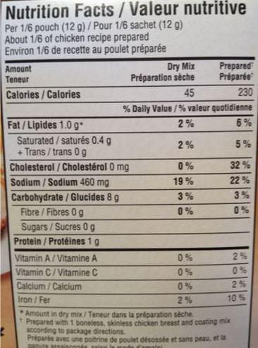 Shake 'N Bake Southern Fried Chicken Coating Mix, 142g/5 oz., {Imported from Canada}