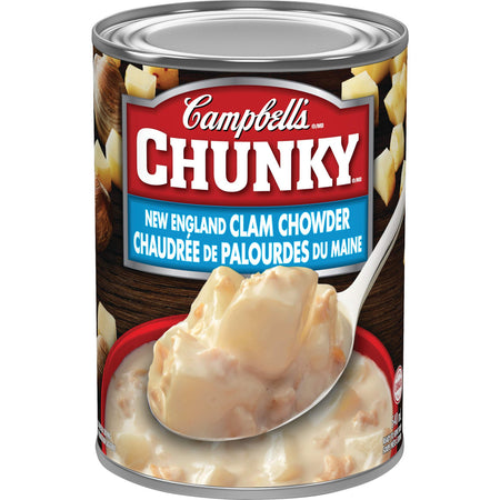 Campbell's Chunky New England Clam Chowder, 540ml/18.3 oz., (Canadian)