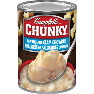 Campbell's Chunky New England Clam Chowder, 540ml/18.3 oz., (Canadian)