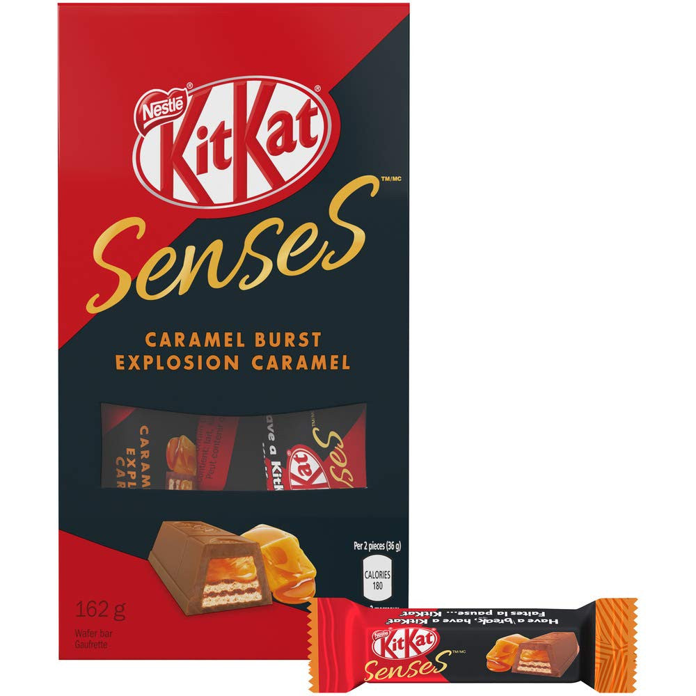 Nestle Kitkat Senses Caramel Burst Boutique Bag, 162g/5.7oz., {Imported from Canada}