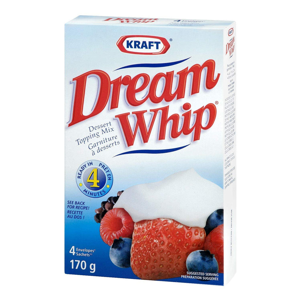 Dream Whip Dessert Topping Mix, 170g/6oz., {Imported from Canada}