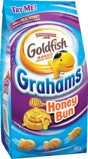 Pepperidge Farm Goldfish Honey Bun Grahams, 180g/6.3oz, (12pk) (Imported from Canada)