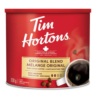 Tim Hortons Fine Grind Coffee, (6pk), 930g/32.8 oz., {Imported from Canada}