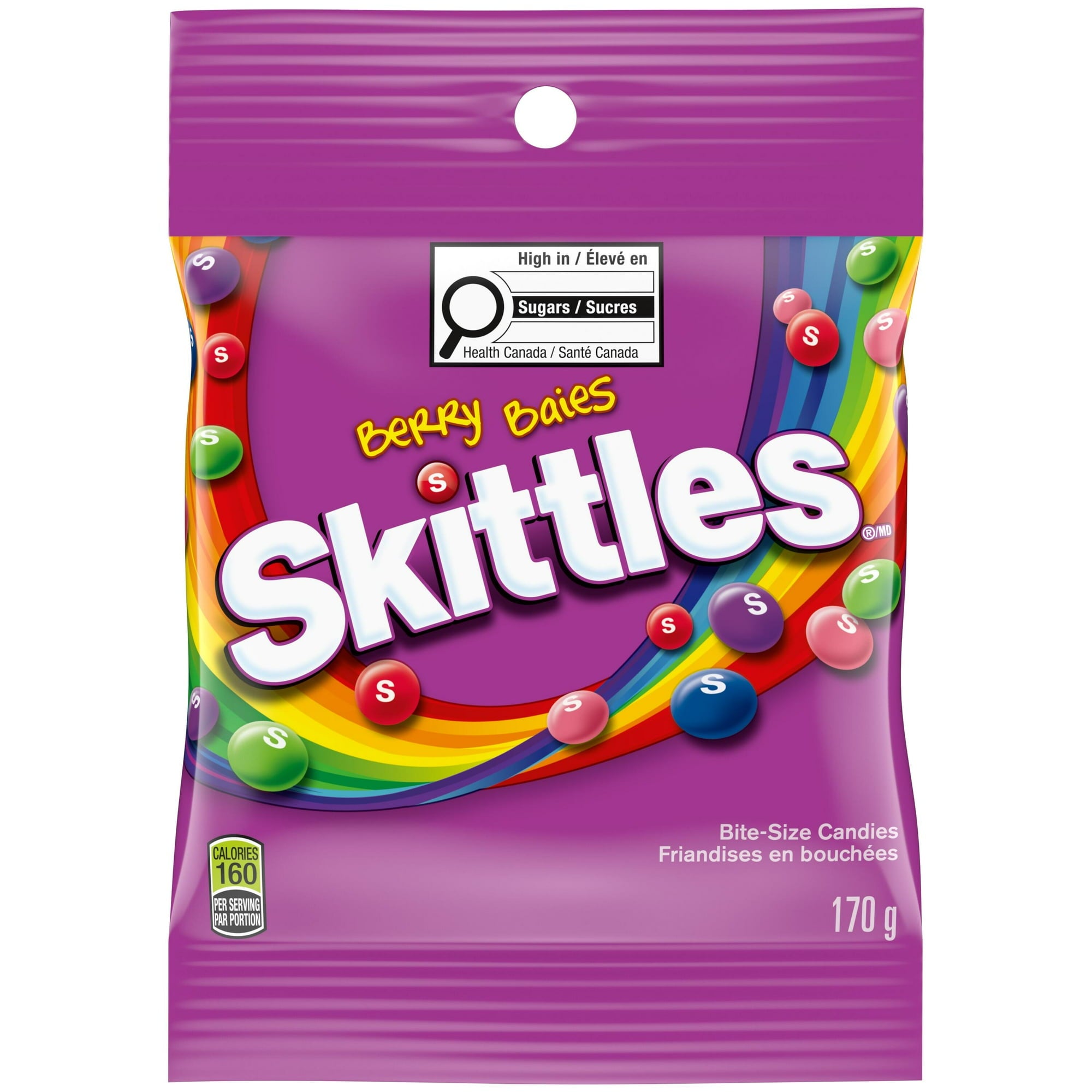 Skittles Berry Bite-Size Candies, 170g/6 oz - Front