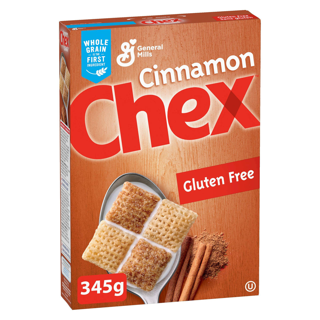 Chex Gluten Free Cinnamon Cereal, 345g/12.1oz, (Imported from Canada)