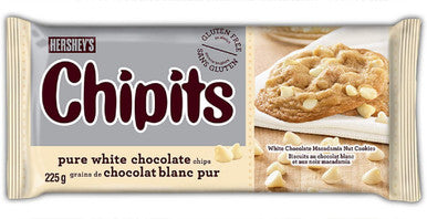 Hershey's Chipits, Chocolate Chips, Pure White Chocolate, 225g/7.9oz., {Imported from Canada}