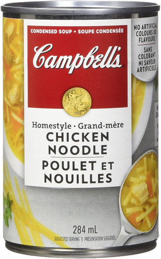 Campbell's Homestyle Chicken Noodle Soup, 284ml/9.6 oz., {Imported from Canada}