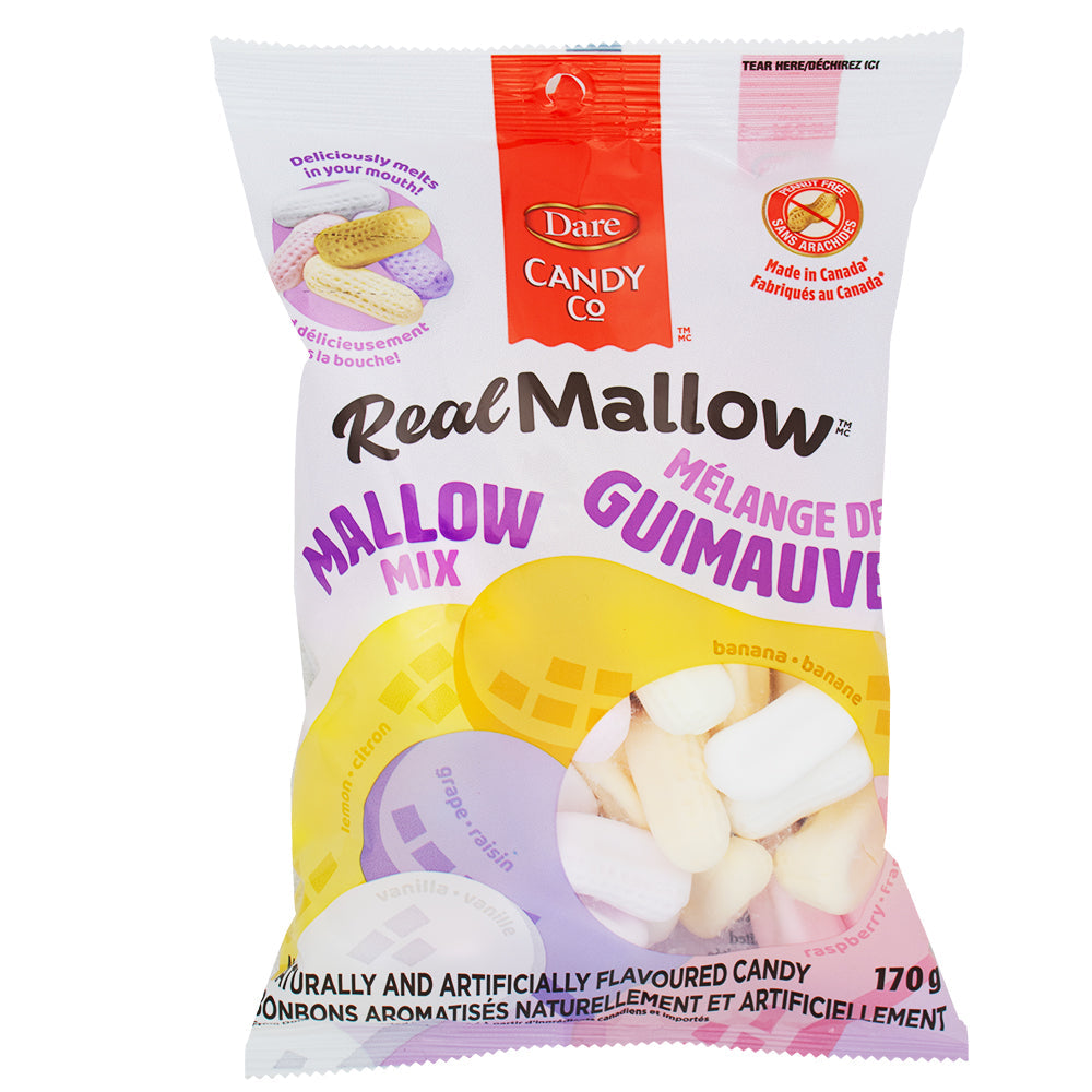 Dare Real Mallow Mallow Mix, 170g, front of bag.