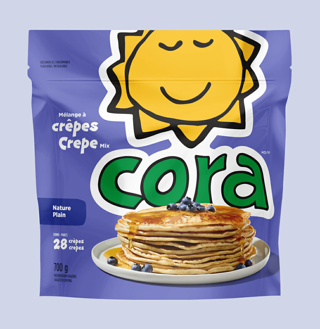 Cora Crepe Mix, Plain, 700g/1.5 lbs., Imported from Canada