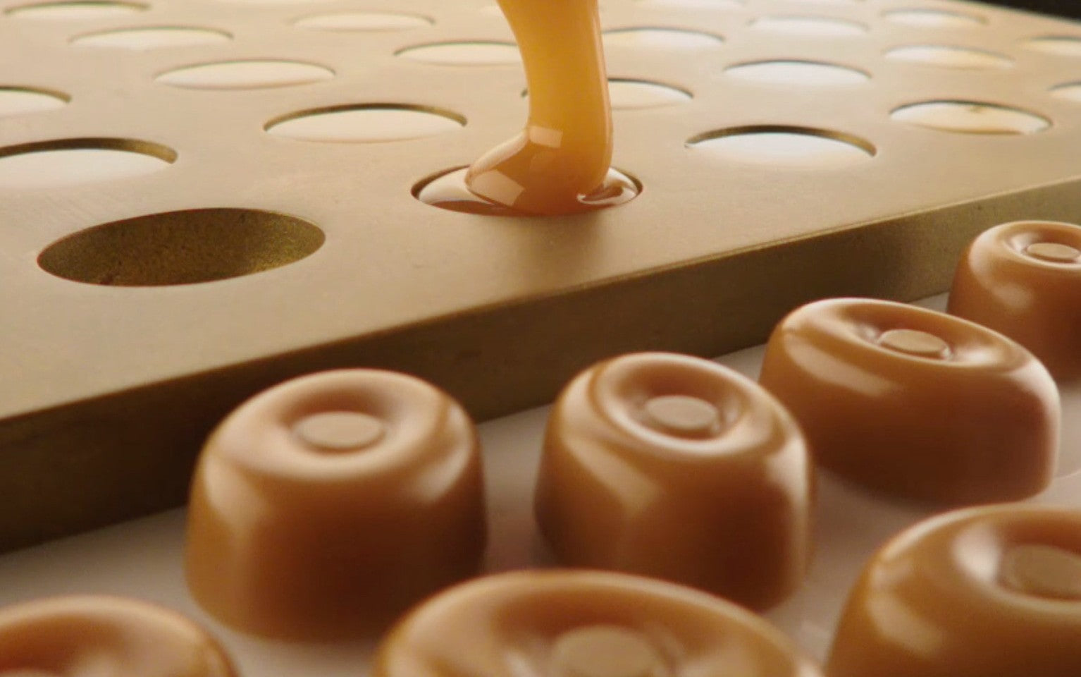 Werther's Original Caramel Hard Candies & Creamy Caramel Filled Hard Candies, 1139g, picture of how Werther's Caramel Hard Candies are made.