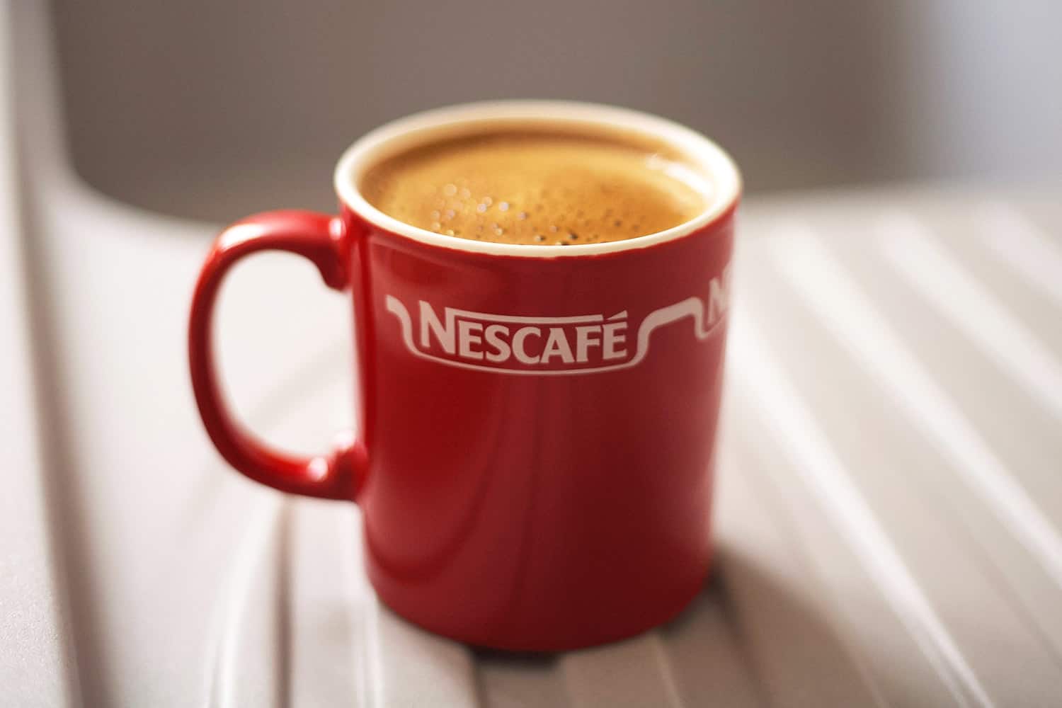 A Cup Of NESCAFE RICH Decaffeinated Instant Coffee