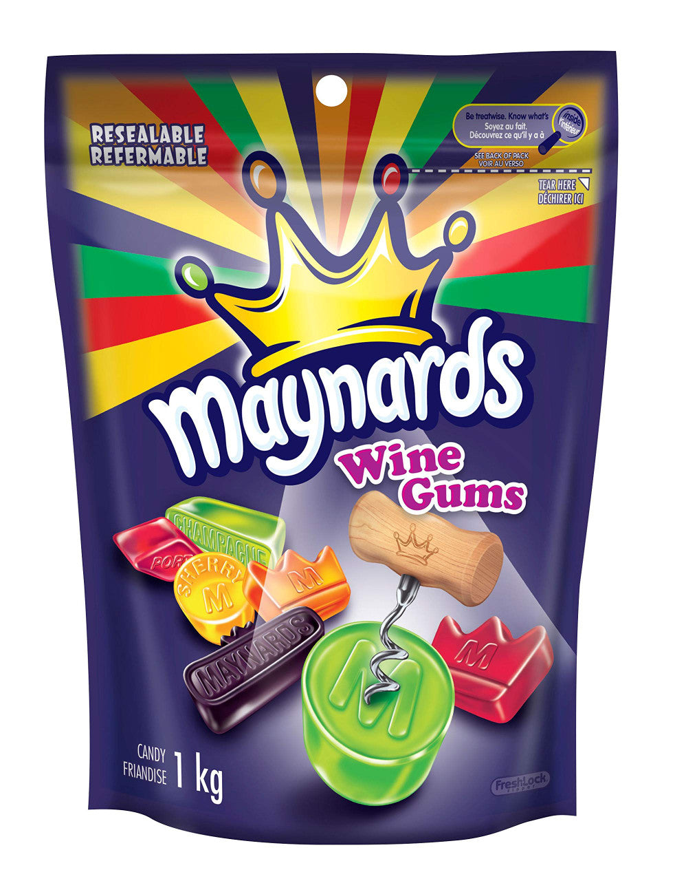 Maynards Wine Gums, 1kg/35.3 oz., {Imported from Canada}