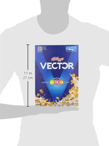 Kellogg's Vector Meal Replacement Cereal, 400g/14.1oz (Imported from Canada)