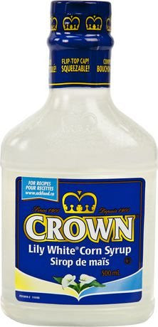 Crown Lily White Corn Syrup 500ml/16.9 fl oz {Imported from Canada}