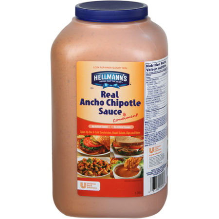 Hellmanns Ancho Chipotle Sauce, 1 Gallon/3.78 litre, {Imported from Canada}