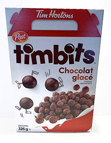 Tim Hortons Timbits Chocolate Glazed Cereal 326g/11.5 oz Box (2pk) {Imported from Canada}