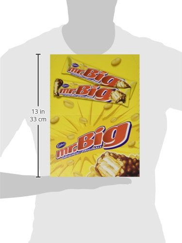 Cadbury Mr. Big Chocolate Bars 24ct/1440g in BOX/ 60g each{Imported from Canada}